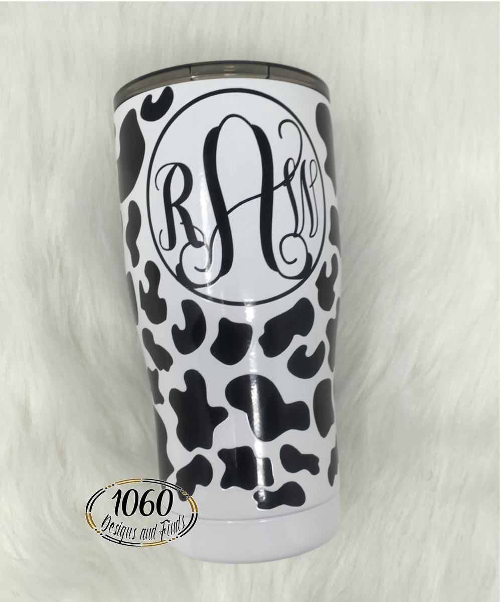 Moody Heifer Tumbler Cow Tumbler Cow Print Tumbler 