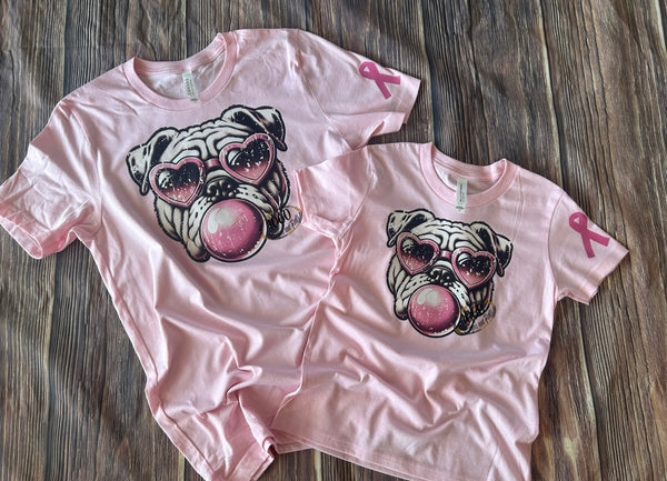 Bubblegum Bulldogs tees