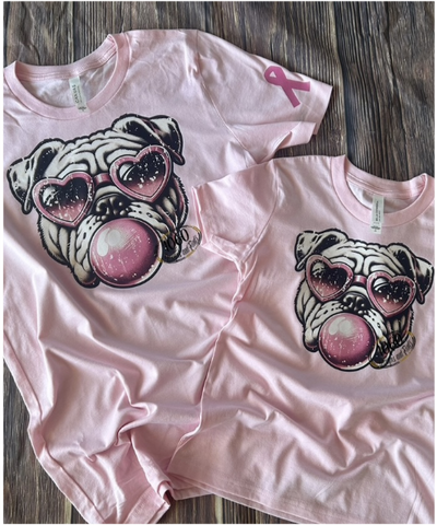 Bubblegum Bulldogs tees