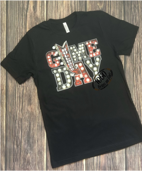 Bulldog Game Day Marquee tee