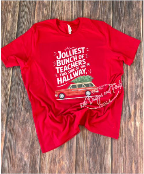 Jolliest Bunch of Teachers Tee