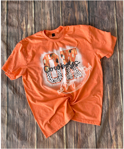OK Cowboys Bleached Tee