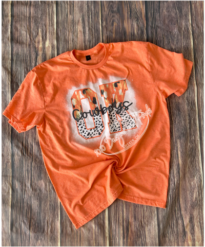 OK Cowboys Bleached Tee