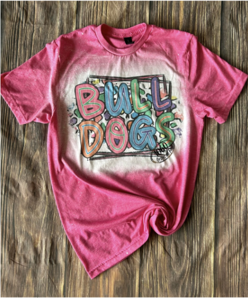 Pink Bulldogs tee