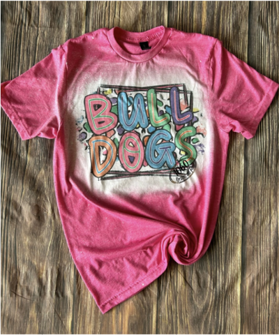 Pink Bulldogs tee