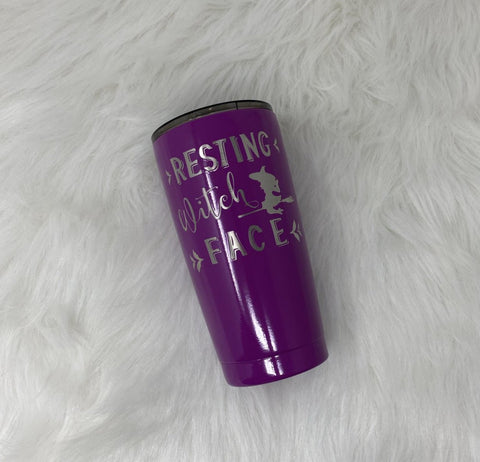 Resting Witch Face Tumbler