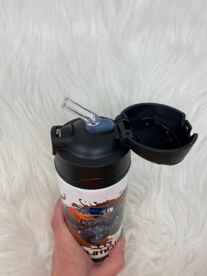Tough and ready to rumble Monster Truck Child tumbler
